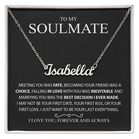 My Soulmate | Fate - Custom Name Necklace