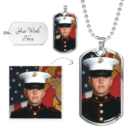 Customized Dog Tag - Photo and Engraving